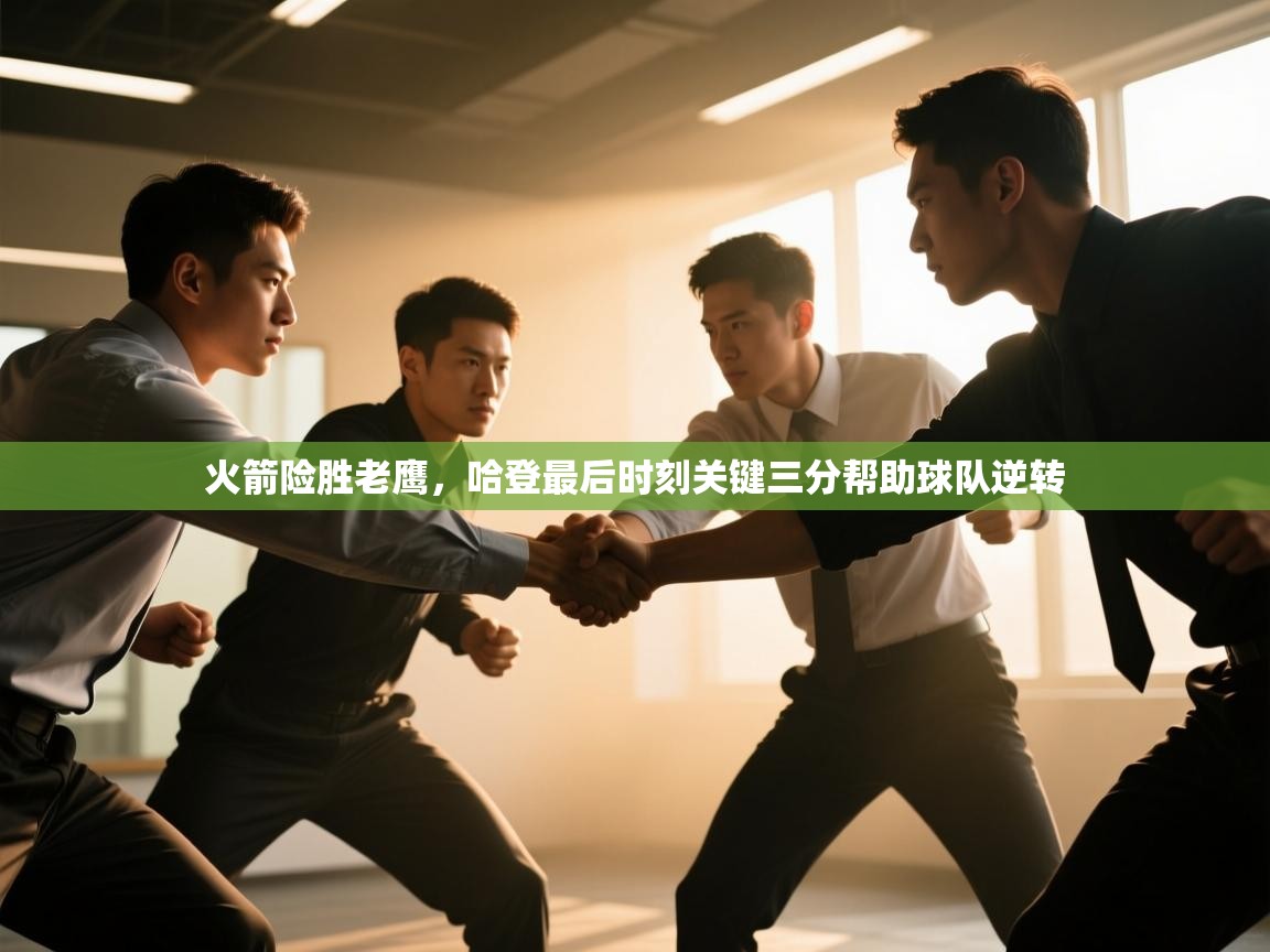 火箭险胜老鹰，哈登最后时刻关键三分帮助球队逆转  第1张